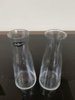 2 glazen Karaffen 0,25l van Luigi Bormioli, Glas, Overige typen, Overige stijlen, Ophalen of Verzenden