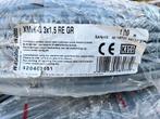XMvK-G 3x1,5 RE GR Kabel - 100m per rol, 4 rollen, Doe-het-zelf en Verbouw, Elektra en Kabels, Ophalen, Nieuw, Kabel of Snoer