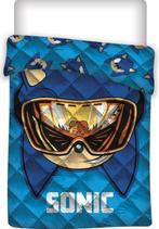 Sonic Bedsprei Gewatteerd - 140x200 cm, Blauw, Nieuw, Ophalen of Verzenden, Deken of Dekbed