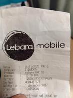 Lebara prepaid bundel voor 1 maand geldig 2027, Telecommunicatie, Prepaidkaarten en Simkaarten, Ophalen of Verzenden, Nieuw