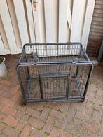 Dierenkooi op wielen, Dieren en Toebehoren, Hondenhokken, Ophalen of Verzenden, Zo goed als nieuw, 75 tot 110 cm, Minder dan 65 cm