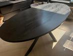 Eettafel + 4 velvet eetkamer stoelen, Huis en Inrichting, Tafels | Eettafels, Ophalen, 50 tot 100 cm, Zo goed als nieuw, Vijf personen of meer
