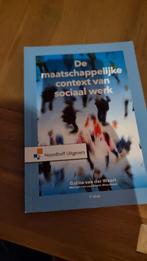 Maatschappelijke context van sociaal werk, Ophalen of Verzenden, Zo goed als nieuw, Maatschappij en Samenleving, Galina van der Weert