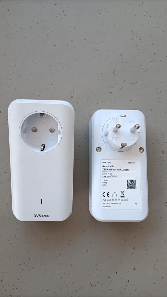 Devolo DVS 1200 Powerline Adapter, Computers en Software, Powerlines, Gebruikt, Ophalen of Verzenden