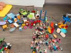 Grote set playmobil incl ambulance en helikopter, Kinderen en Baby's, Speelgoed | Playmobil, Ophalen of Verzenden, Zo goed als nieuw