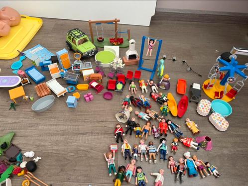 Grote set playmobil incl ambulance en helikopter, Kinderen en Baby's, Speelgoed | Playmobil, Zo goed als nieuw, Complete set, Ophalen of Verzenden