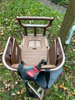 OKG japans kinderzitje, Fietsen en Brommers, Fietsaccessoires | Fietsstoeltjes, Ophalen, Gebruikt, Okg