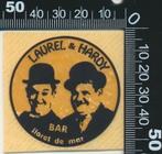 Sticker: Laurel en Hardy Bar - LLoret de Mar, Verzamelen, Verzenden, Zo goed als nieuw, Bedrijf of Vereniging