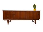 Vintage Topform Dressoir Lowboard Teak fineer Dutch Design, Huis en Inrichting, Kasten | Dressoirs, Gebruikt, Vintage, Met lade(s)