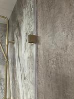 Inloopdouche Douchewand Helder Glas Goud profiel 80x200, Ophalen, Minder dan 80 cm, Minder dan 80 cm, Info@dealplein.nl