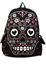BANNED rugzak | sugarskull, Ophalen of Verzenden, Zo goed als nieuw, 40 cm of meer, Overige merken