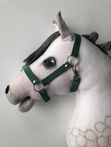 halsterset hobbyhorse / stokpaard jade mix (j-w-zw) beschikbaar voor biedingen