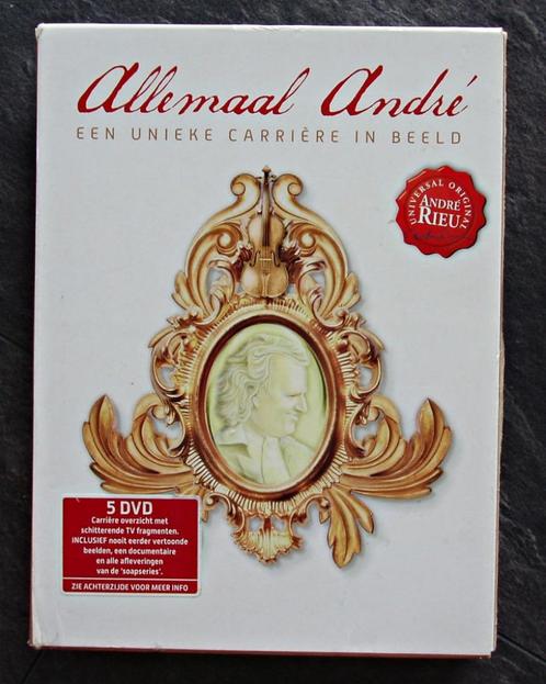 Boxset 5 DVD - André Rieu - Allemaal André, Cd's en Dvd's, Dvd's | Muziek en Concerten, Zo goed als nieuw, Muziek en Concerten