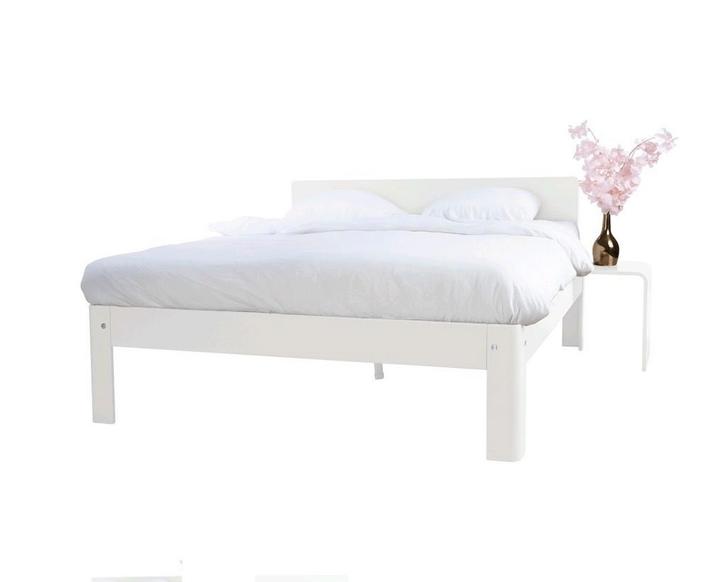 Auping Auronde 48cm-200x180, Huis en Inrichting, Slaapkamer | Bedden, Zo goed als nieuw, Tweepersoons, 180 cm, Hout, Verstelbaar