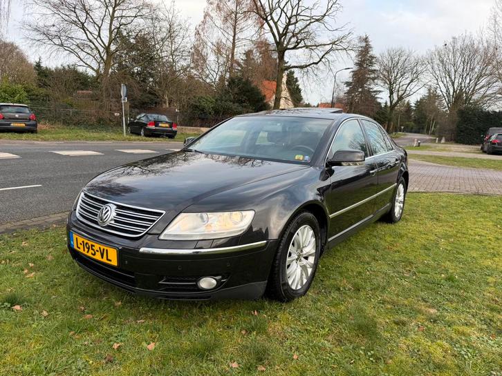 Volkswagen Pheaton Automaat 3.2 V6 2003 Zwart, Auto's, Volkswagen, Bedrijf, Phaeton, ABS, Airbags, Airconditioning, Alarm, Boordcomputer
