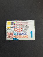 Nederland 2010 Tour de France, Postzegels en Munten, Ophalen of Verzenden, Gestempeld