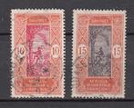 Dahomey Franse kolonie kokosnoten plukken, Postzegels en Munten, Verzenden, Overige landen, Gestempeld