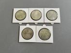 de 5 x 10 gulden van Beatrix zilver, Postzegels en Munten, Munten | Nederland, Zilver, 10 gulden, Koningin Beatrix, Verzenden