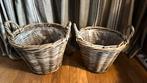 Groot rieten bloempot groot rond  30 cm / 35 cm zie foto’s, 25 tot 40 cm, Rond, Ophalen of Verzenden, Zo goed als nieuw