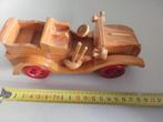 Vintage handgemaakte houten auto, Verzenden