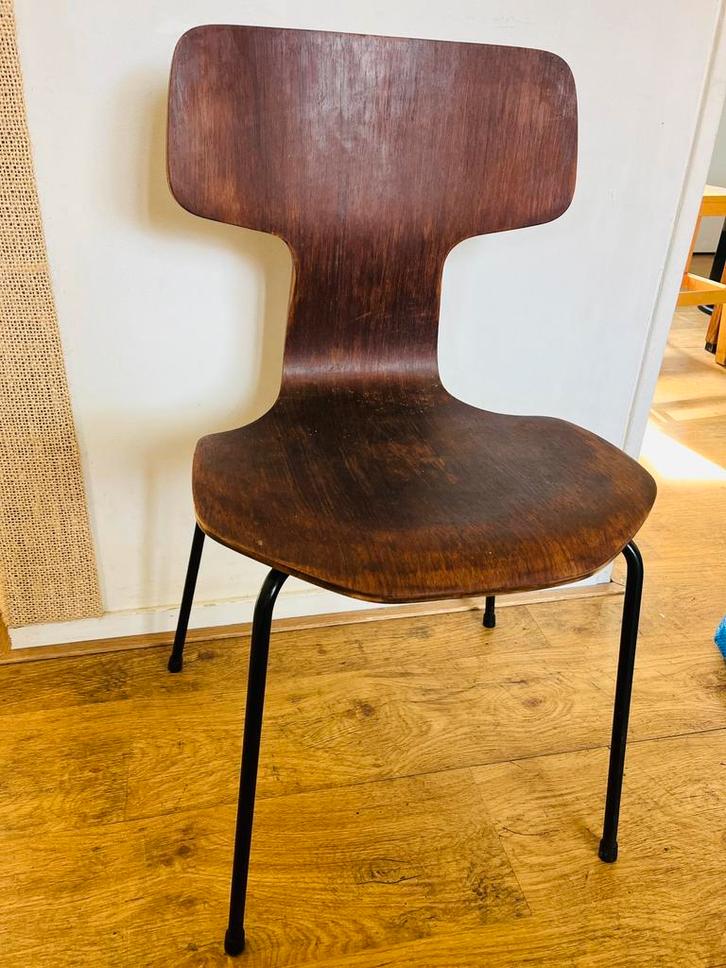 Arne Jacobsen Hammer chair 1973 Fritz Hansen, Huis en Inrichting, Stoelen, Gebruikt, Eén, Ophalen of Verzenden