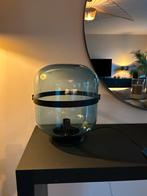 Blauwe Lamp - 34x37cm, Huis en Inrichting, Lampen | Tafellampen, Ophalen, Gebruikt, Glas, Minder dan 50 cm