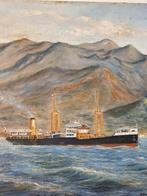 Schilderij op doek S S Bantam 1937 E. Varenkamp, Ophalen