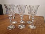 vintage 6 stuks likeur glazen bohemia kristal, Antiek en Kunst, Ophalen of Verzenden