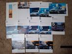 Lot autofolders BMW 5 serie (E39), Boeken, Auto's | Folders en Tijdschriften, Verzenden, Zo goed als nieuw, BMW