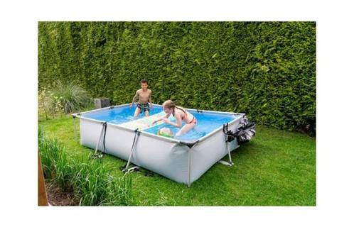EXIT Soft Grey zwembad 300x200x65cm +pomp actie €79, Kinderen en Baby's, Speelgoed | Buiten | Los speelgoed, Nieuw, Ophalen