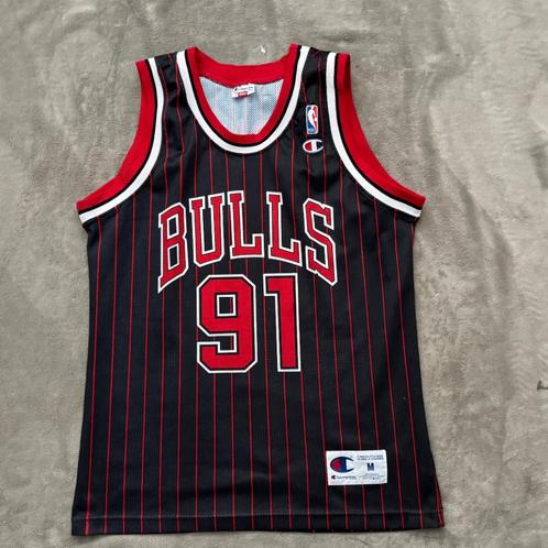 Vintage 90s NBA Dennis Rodman Chicago Bulls jersey basketbal, Sport en Fitness, Basketbal, Zo goed als nieuw, Kleding, Ophalen of Verzenden