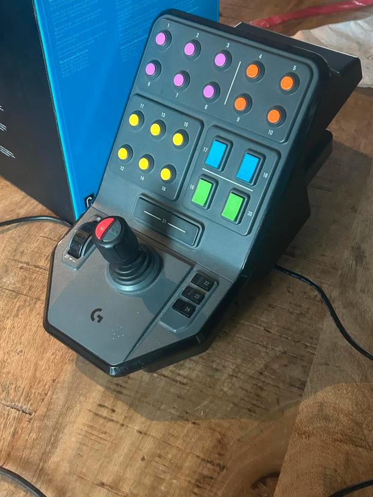 Saitek Side Panel - Perfect voor Farming Simulator!, Computers en Software, Joysticks, Zo goed als nieuw, Ophalen