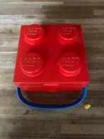 Lego lunchbox brick 4 met handvat, Ophalen of Verzenden, Zo goed als nieuw