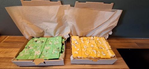 Super lekkere homemade chocolade fudge!, Hobby en Vrije tijd, Feestartikelen, Zo goed als nieuw, Verjaardag, Ophalen of Verzenden