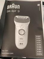 Braun silk epil 9, Ophalen of Verzenden, Zo goed als nieuw, Scheren en Epileren
