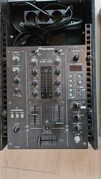 Pioneer DJM 400 mixer mengpaneel met flightcase, Ophalen of Verzenden, Zo goed als nieuw, Minder dan 5 kanalen