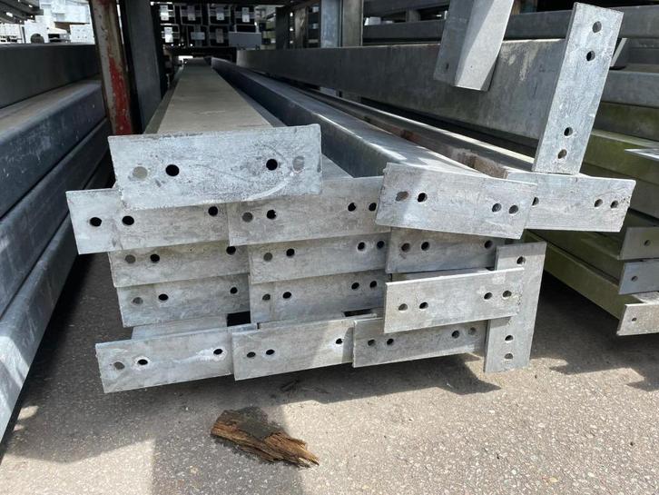 Kokerprofielen 120x60x2mm | Lengte: 3950 mm, Doe-het-zelf en Verbouw, Metalen, Gebruikt, IJzer, Ophalen of Verzenden