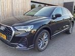 Audi Q3 tfsi E 45 Sportback S- line wielen E tron hybride, Auto's, Audi, Stof, Zwart, Zwart, 245 pk