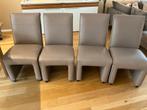 Eetkamerstoelen op wieltjes, Huis en Inrichting, Stoelen, Ophalen, Gebruikt, Vier