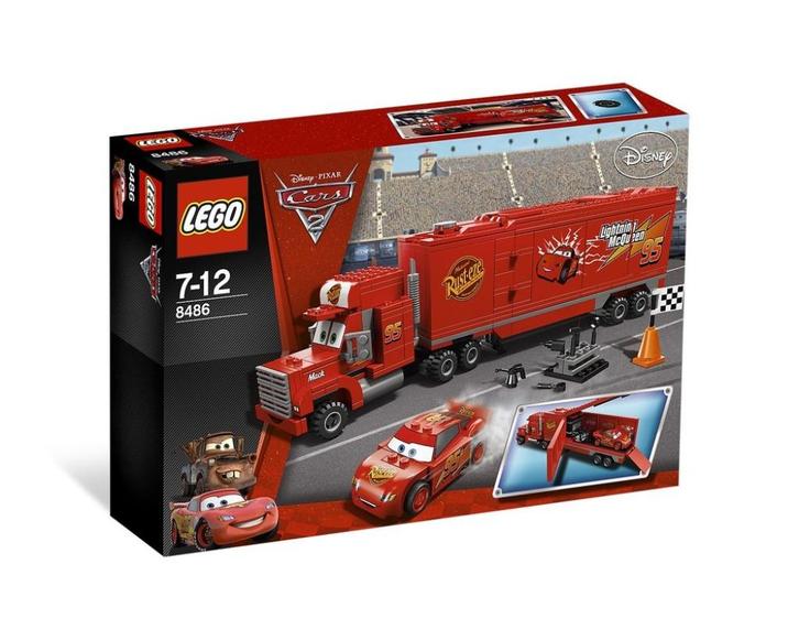 LEGO 8486 : Mack’s Team Truck, Kinderen en Baby's, Speelgoed | Duplo en Lego, Zo goed als nieuw, Lego, Complete set, Ophalen of Verzenden