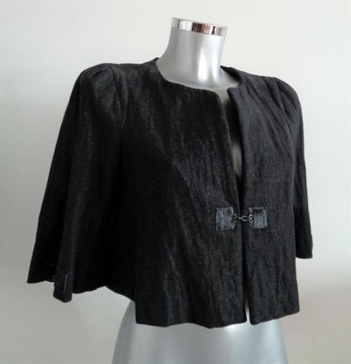 Bruuns Bazar cape jasje van wol met leren accenten NIEUW, Kleding | Dames, Jasjes, Kostuums en Pakken, Nieuw, Jasje, Maat 38/40 (M)