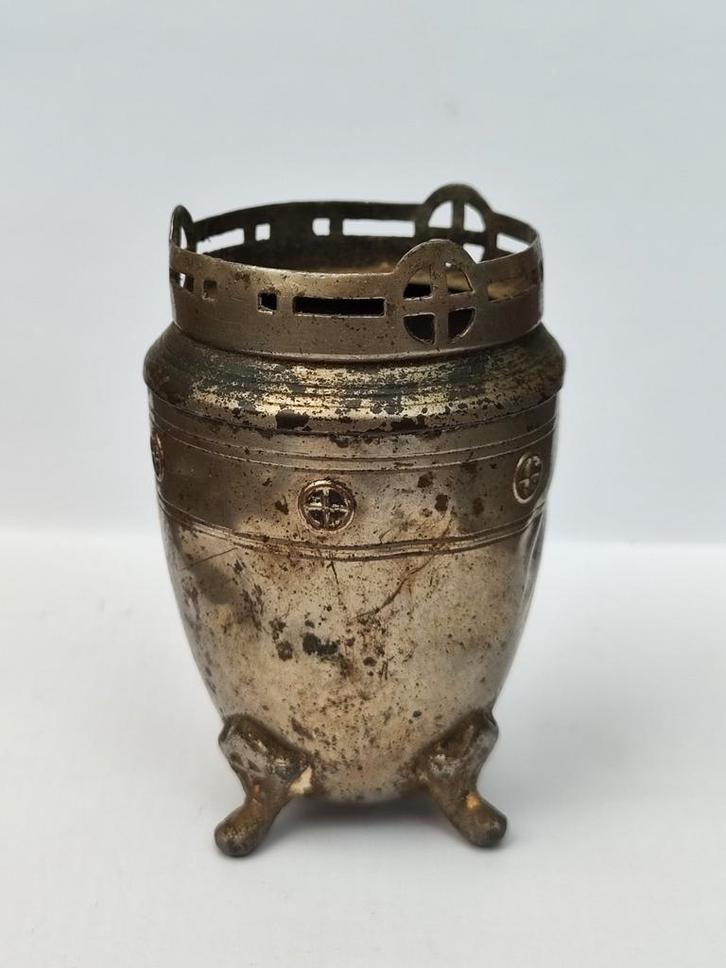 Art Deco lepelvaasje – verzilverd – Rio Tiel – jaren '30, Antiek en Kunst, Antiek | Goud en Zilver, Ophalen