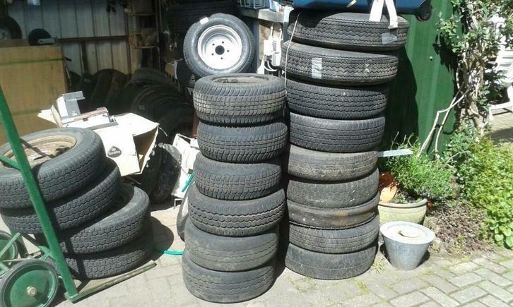 aanhangwagenwielen  opruiming  8 tot 16inch vanaf €15, Auto diversen, Aanhangwagen-onderdelen, Gebruikt, Ophalen
