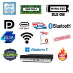 HP Elitedesk 800 G4 i5-8500 8GB 512GB NVMe Office21 Win 11, HP Elitedesk, 512 GB, Ophalen of Verzenden, 4 Ghz of meer