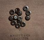 WO2 vroeg Engelse/Britse donker bruine bakelieten knopen, Verzamelen, Militaria | Tweede Wereldoorlog, Ophalen of Verzenden, Landmacht