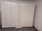 Wit kledingkast 3.00m Ikea pax. Leveren/Monteren mogelijk!, 200 cm of meer, Ikea, Met klep(pen), Ophalen of Verzenden