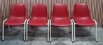 16 x Helmut Starke Kunststof kuipstoelen vintage stoelen, Kunststof, Wit, Ophalen of Verzenden, Zo goed als nieuw