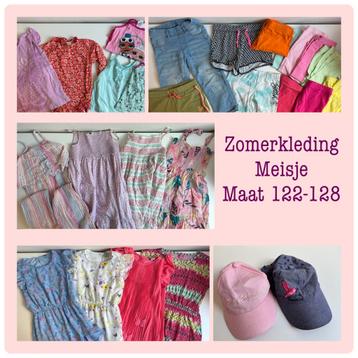 Zomerkleding pakket meisjes maat 122-128 beschikbaar voor biedingen