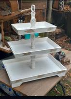 Grote houten etagère, Ophalen of Verzenden, Gebruikt