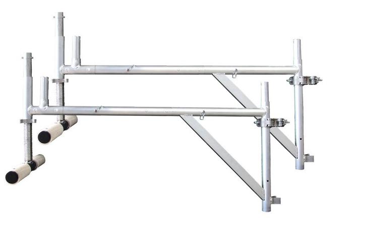 DAKCONSOLE SET COMPLEET 135 (2 STEUNEN+VERLENGSTUK, Doe-het-zelf en Verbouw, Steigers, Nieuw, Rolsteiger of Kamersteiger, Minder dan 2 meter
